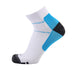 Ankle Guard Compression Zimivas Men's and Women's Socks White blue fashion accessories Zimivas