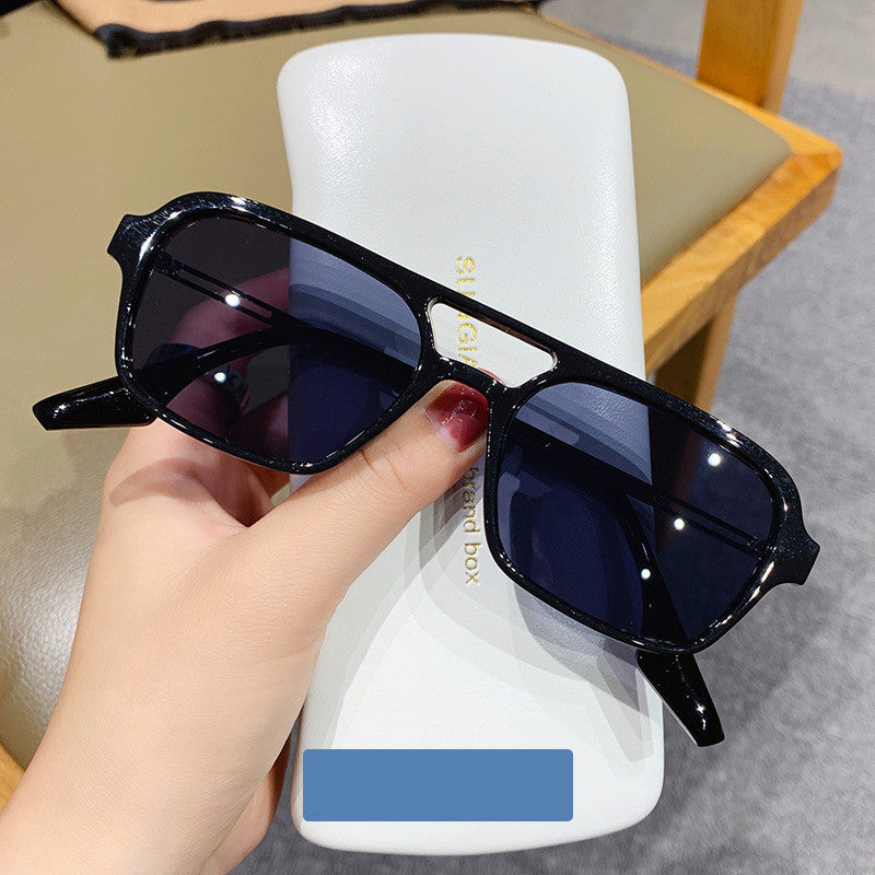 Personality Hollow Trend Men And Women Sunglasses Sunglasses Grey 0 null