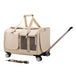 Large Pet Trolley Bag Cat Beige Hidden Windproof Average Size 0 null