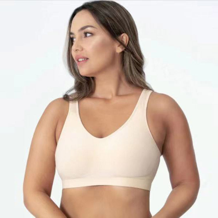 Plus-size S-3XL Premium ShaperBra Women Shaper Bra Sexy Bright Lingerie Female Underwear Beige Zimivas