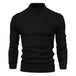 Men's Multicolor Sweater With Mid Neck And Slim Trim Black 0 null