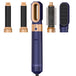 5 in 1 Hair Styler Professional Hair Dryer Brush Blow Dryer Air Wrap Hot Air Brush Blue Gold UK Plug hair Dryer eprolo