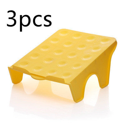 Double three-dimensional shoe storage rack 3pcs Yellow 0 null