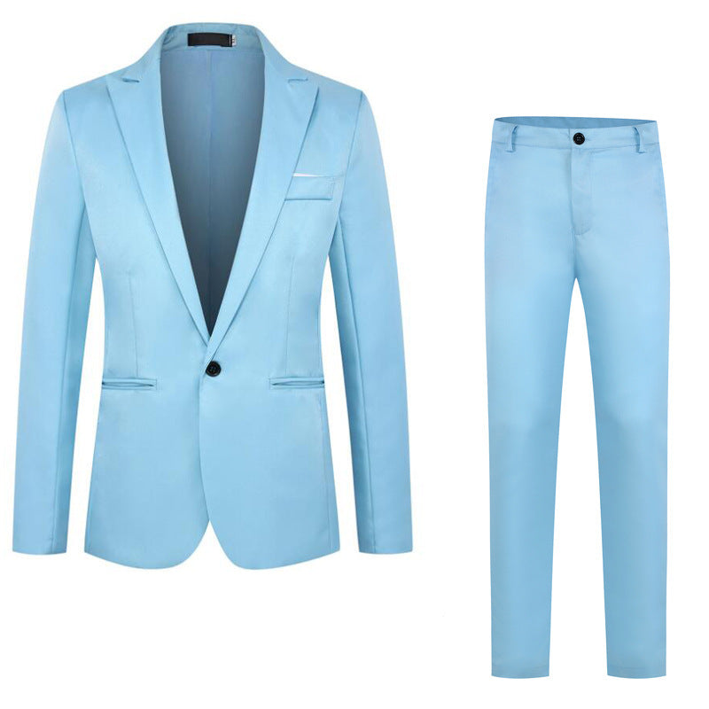 Suits For Wedding Tuxedo Clothes Jacket Men Suit Sky Blue Men Clothing Zimivas