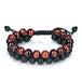 Tiger Eye Couple Bracelets Matte Black Agate Beads Bracelet D 0 null