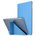 Compatible with Apple, Applicable to new ipadPro11 silk holster ultra-thin protective shell 9.7 dormant deformation leather case Sky blue 0 Zimivas