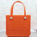 Dongdong Beach Storage Bag Handbag Printed EVA Outdoor Basket Pet Bag Orange Medium size (38 * 32 * 13) eprolo