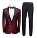 Men''s suit suits men wedding Dress Suit Set Claret 0 Zimivas