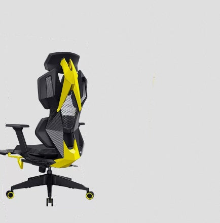 Ergonomic Esports Chair Home Computer Chair With Pedal Yellow white swim fold foot Nylon foot 0 null