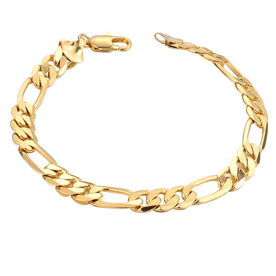 Sideways Real Gold Plating 18K Gold Plating Bracelet Jewelry Zimivas