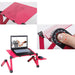 Laptop-Table-Stand Desk Mouse-Pad Notebook Folding Ergonomic-Design Adjustable with Red Computer & office Zimivas