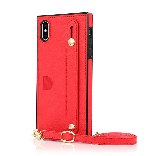 Messenger Phone Case Card Holder Phone Holster Red 0 null