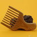 Wood comb 77mmx130mm Wood color 0 null