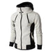 Men's Zip UP Hooded Jacket Fake Two Piece Sports Cardigan Casual Slim Sweatshirt Jacket Beige white 0 Zimivas