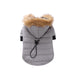 Winter clothing for pets Grey 0 null