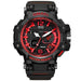 Luxury Tactical Watch Black Red 0 Zimivas