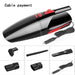 Handheld High-Power Vacuum Cleaner For Small Cars Black cable Home, Garden & Furniture Zimivas