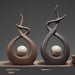 Creative modern minimalist Nordic light luxury furnishings A pair 0 Zimivas