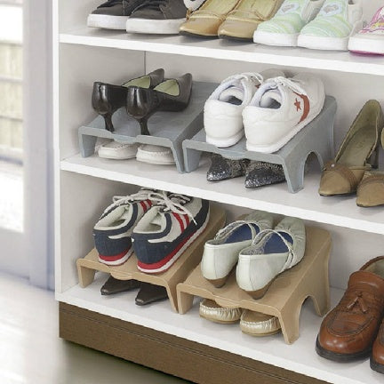 Double three-dimensional shoe storage rack 0 null