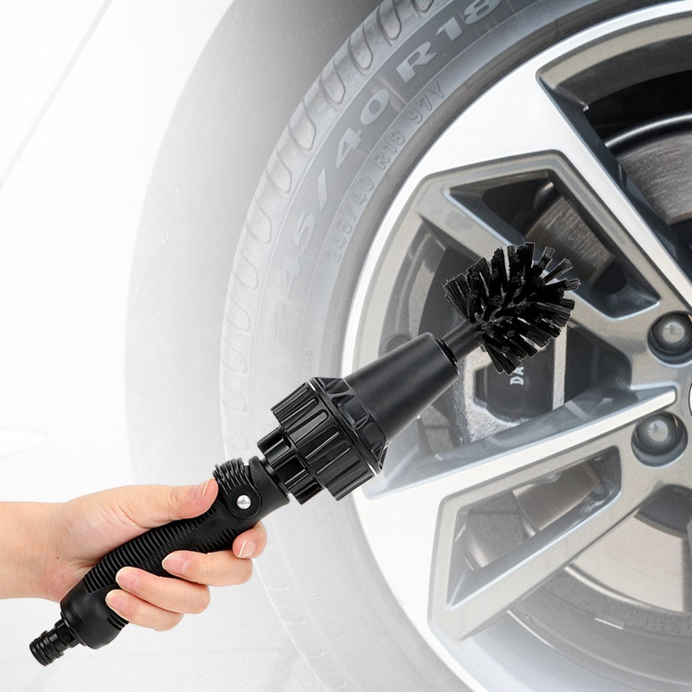 Water-driven Rotary Cleaning Brush Wash Hand-held Water Spray Brush automobiles Zimivas