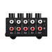 Four-channel passive mixer Black audio mixer Zimivas