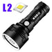 Strong Flashlight Focusing Led Light Rechargeable Super Bright LED Outdoor Xenon Lamp L2 lighting Zimivas