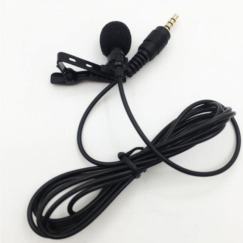 Portable clip Condenser Microphone Mobile Phone Universal 3.5MM 0 null