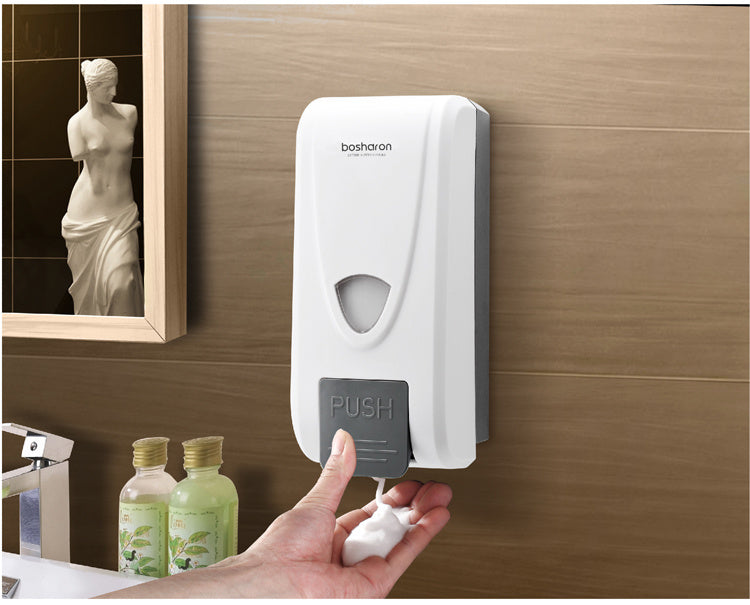 Wall-mounted hand press foam soap dispenser Bathroom Storage Zimivas