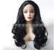 European and American fashion black big wave wig high-grade chemical fiber front lace head cover 0 null