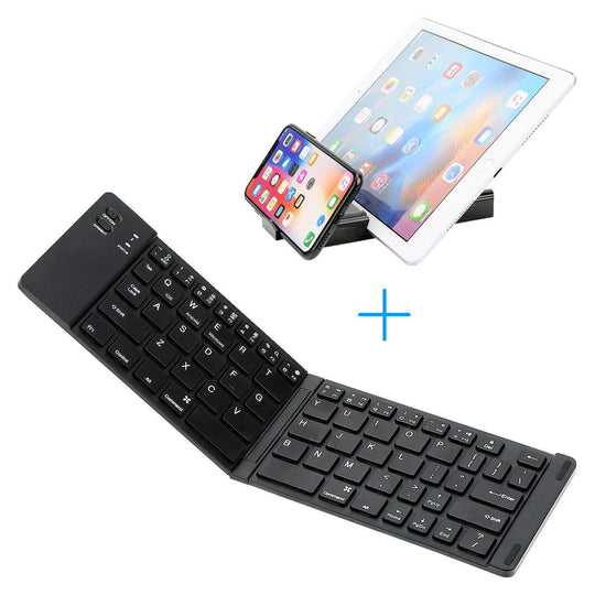 Folding Metal Bluetooth Foldable Keyboard Mini Bluetooth Wireless Consumer Electronics Zimivas