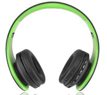 WISH Andoer with card radio headset foldable bluetooth headset Green 0 Zimivas