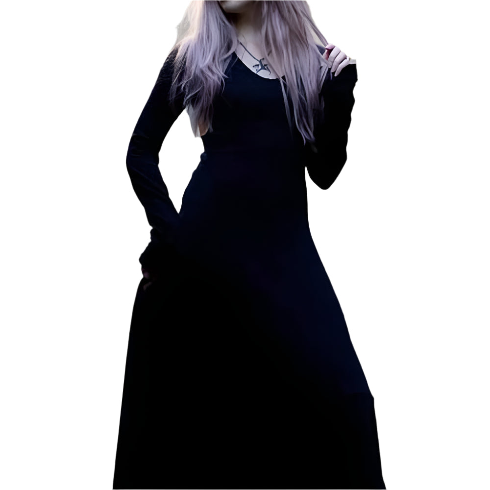 Women's Faith Gothic Long Sleeve Dress Women Clothing null