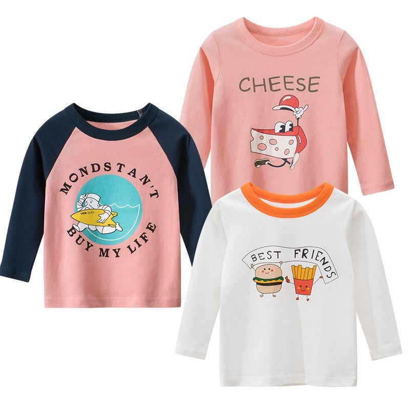 Girls Korean Long Sleeve T-shirt Baby Clothes 0 null