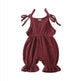 Baby Girl Clothes Romper Jumpsuit Halter Summer Outfit Red 0 null