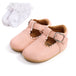 Luxury Soft Leather Baby Princess Shoes Newborn Pink 0 null