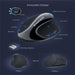 2.4G Vertical Ergonomic Optical Mouse 3 Adjustable DPI Level Computer & office Zimivas