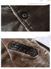 Plush Lapel Leather Jacket Winter Warm Fleece Single-breasted Coat For Men Long Clothing 0 null