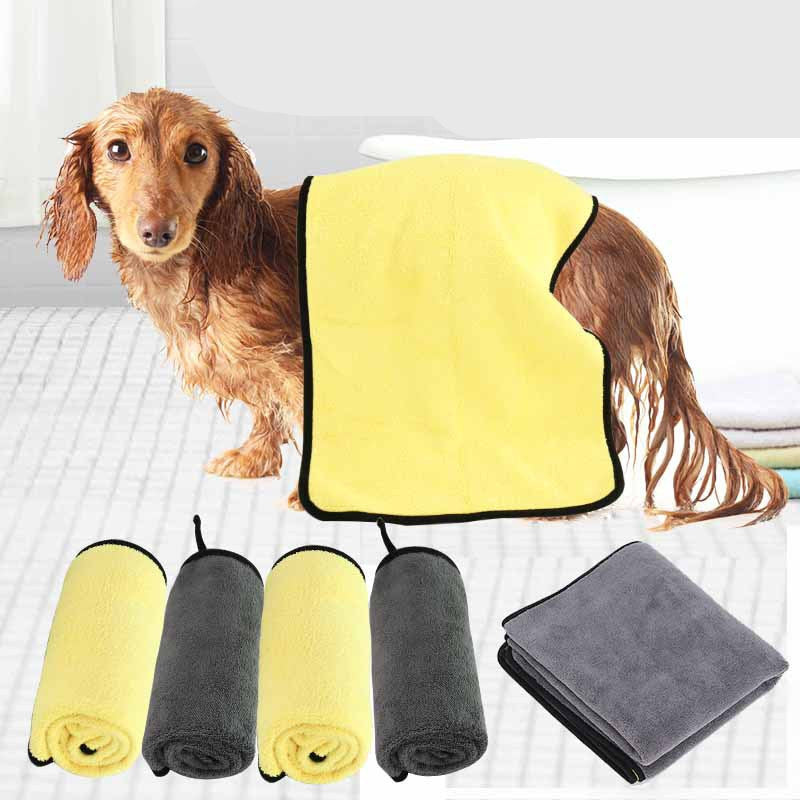 Pet Absorbent Towel Multi-size High Quality Pet Bath Towel pet supplies Zimivas