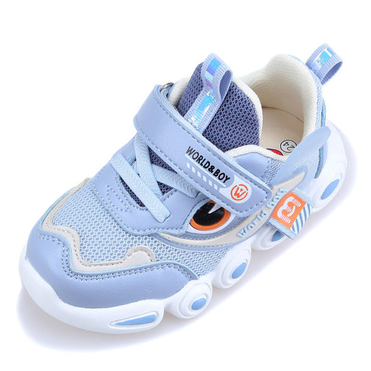 Sports Shoes Net Shoes Baby Ultra-light Solid Functional Shoes Blue 0 null