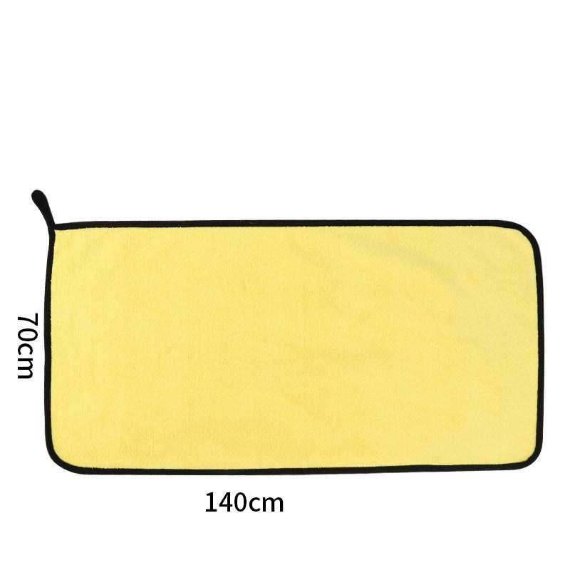 Pet Absorbent Towel Multi-size High Quality Pet Bath Towel XL Yellow pet supplies Zimivas