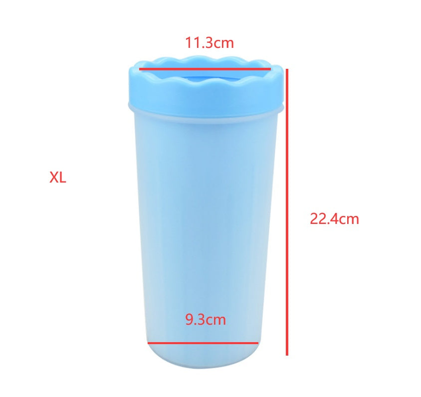 Silicone Dog Paw Washer Cup blue XL 0 Zimivas