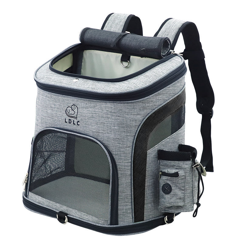 Ldlc Qi Sheng Pet Bag Amazon Explosion Pet Backpack Oxford Cloth Out Portable Cat And Dog Shoulder Pet Bag Grey 0 null