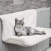 Iron Frame Cat Bed Cat Hammock Radiator Bed White 0 null