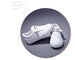 Children's Shoes Korean Style Single Shoes Boys And Girls Breathable And Waterproof White Shoes White Sports Shoes Student Shoes 0 null