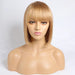 European and American Wig Medium Length Straight Hair 0 null