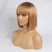 European and American Wig Medium Length Straight Hair 0 null