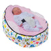 Baby Bed Lazy Sofa Bean Bag Chair Light Pink No filler 0 null