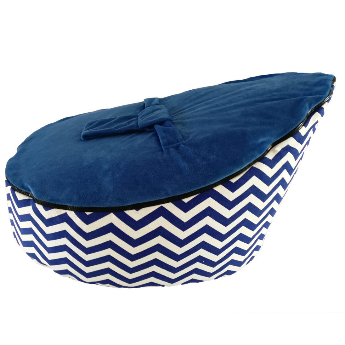 Baby Bed Lazy Sofa Bean Bag Chair Navy blue No filler 0 null