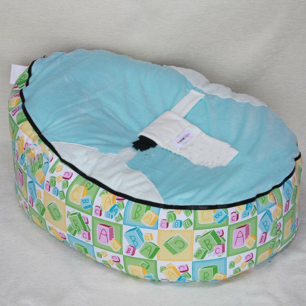 Baby Bed Lazy Sofa Bean Bag Chair Light blue 1 No filler 0 null