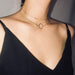 SUMENG New Arrival Fashion Modern Choker Necklace Two Layers Round Necklaces Gold Color Necklace Choker Jewelry For Women 0 null